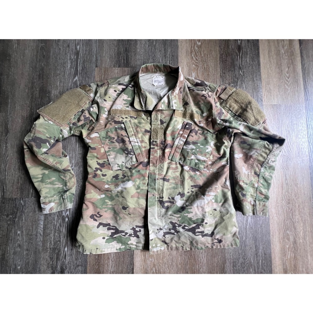 Military OCP Multicam Combat Coat Men Medium Regular Camo Tactical Jacket